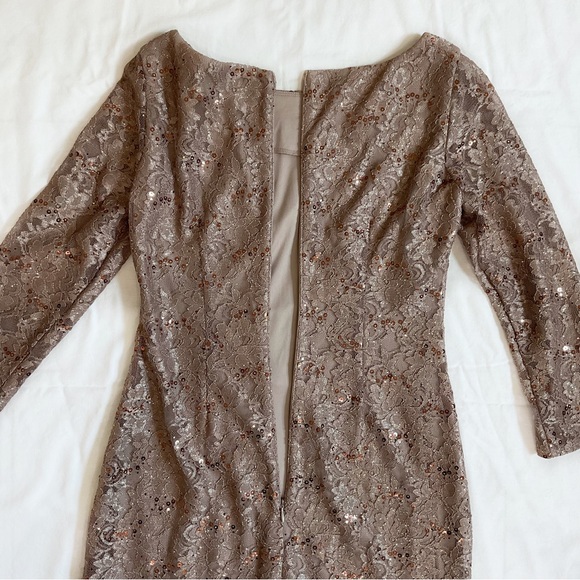 J Howard Lace Sequin Shift Dress - Picture 8 of 11